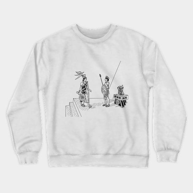 Rey Azteca Crewneck Sweatshirt by Digilogos